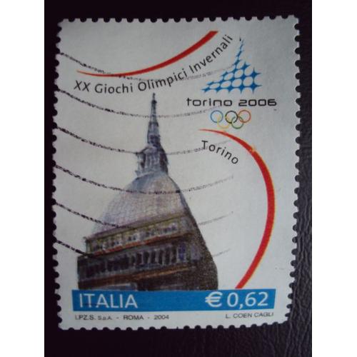 Italie...Turin-Torino.2006.X X Giochi Olimpici Invernali.Roma 2004.L.Coen Cagli. Oblitéré.