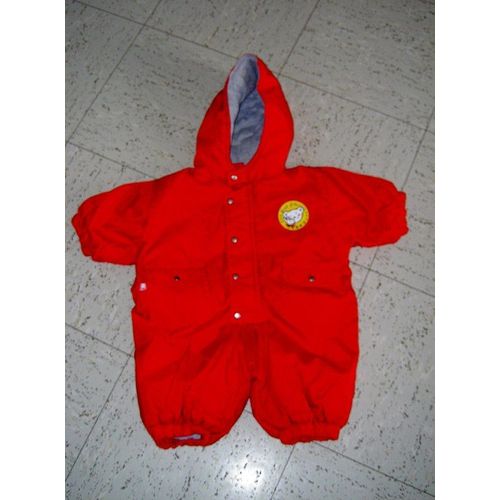 Combinaison Doudoune Rouge Motif Nounours Texxy Marque Tex Taille 3 Mois