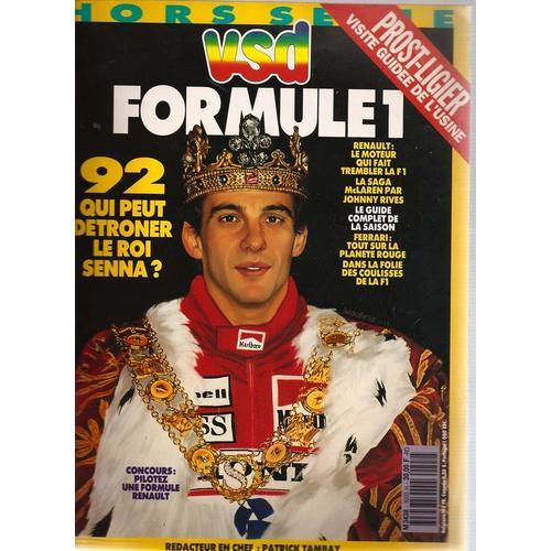 Vsd Hors-Série N° 3438 : Formule 1 92 Qui Peut Détroner Le Roi Senna