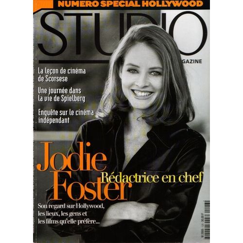 Studio  N° 126 : Jodie Foster / Scorsese / Spielberg / Cinema Independant / Taxi Driver / Robert Mitchum James Stewart / Patrick Bruel Jorge Semprun  Virginie Ledoyen