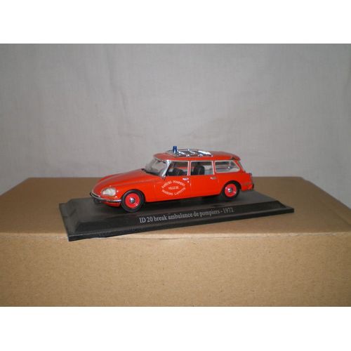 Collection Citroen Ds -  Id 20 Break Ambulance De Pompier, Année 1972-Atlas