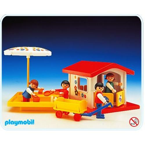 Playmobil 9814 Cabane de Jeu et bac à Sable 