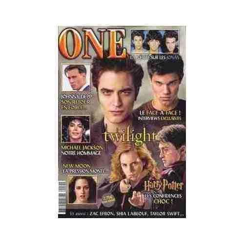 One  N° 59 : Robert Pattinson Michael Jackson Alexz Johnson Taylor Lautner Daniel Radcliffe Johnny Depp Shia Labeouf & Megan Fox Zac Efron Vanessa Hudgens Jonas Brothers Taylor Swift