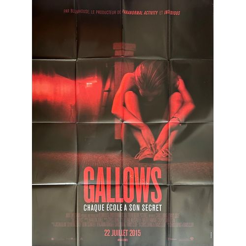 Gallows - Affiche Originale De Cinéma - Format 120x160 Cm - Un Film De Travis Cluff, Chris Lofing Avec Reese Mishler, Pfeifer Brown, Ryan Shoos, Cassidy Gifford, The - Année 2015