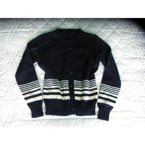 Cardigan Fait Main Neuf