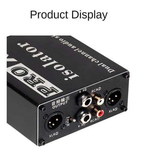 Isolateur Audio Multifonctionnel Pro X4, Isolateur De Bruit Audio Xlr Rca 6,5 Mm 3,5 Mm, Filtre Acoustique Actuel Filtre De Terre