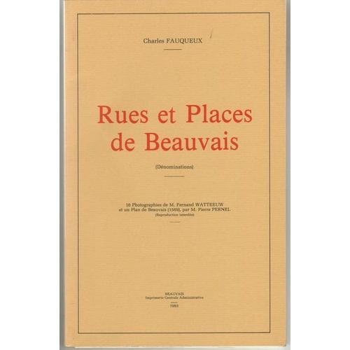 Rues Et Places De Beauvais