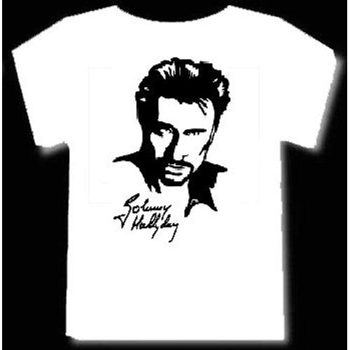 T-Shirt Jm-Ht Tee-Shirt Johnny Hallyday Tailles : S M L Xl Xxl Xxxl Xxxxl