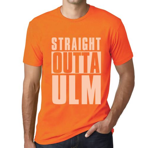 Homme Tee-Shirt Tout Droit Sorti D'ulm - Straight Outta Ulm - T-Shirt Graphique Éco-Responsable Vintage Cadeau Nouveauté