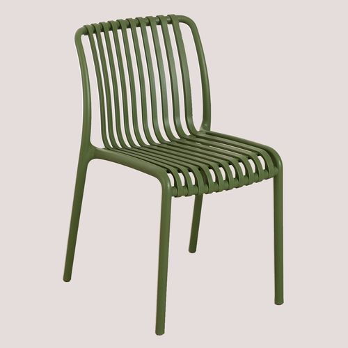 Chaise De Salle À Manger Empilable Wendell Vert Pesto