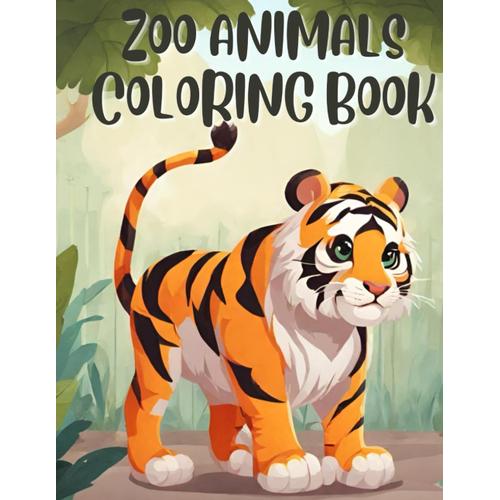 Zoo Animals Coloring Book: Featuring 52 Pages Of Animals To Color!