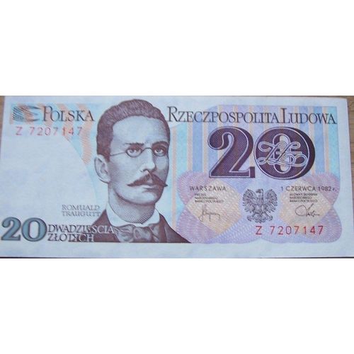 Pologne Billet 20zlotych Neuf