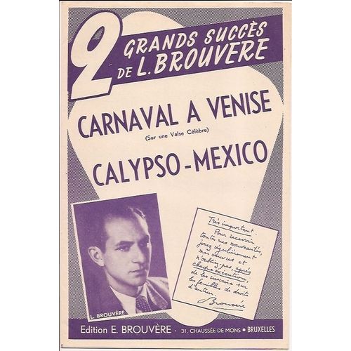 Carnaval À Venise, Calypso-Mexico