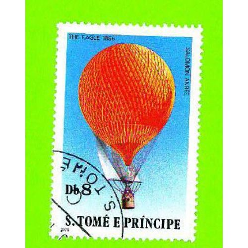 Timbre Oblitéré Used Stamp Selo Carimbado The Eagle 1896 Salomon Anree S. Tome E Principe Db8 1979