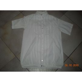 Chemisier Bershka Blanc Manches Courtes Taille M