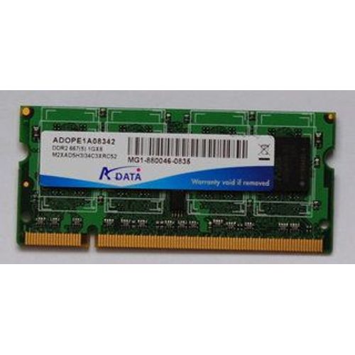 A-Data - Mémoire - 1 Go - DDR2 - PC2-5300 - SO DIMM 200 broches