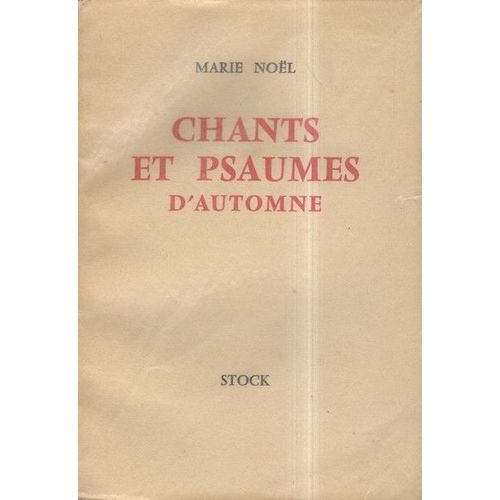 Chants Et Psaumes D'automne