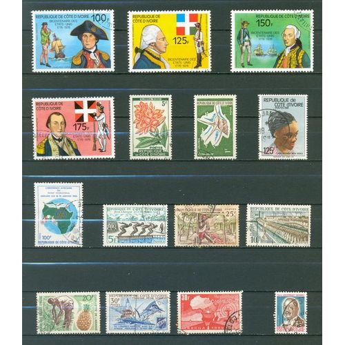 Cote D' Ivoire - Divers Timbres.