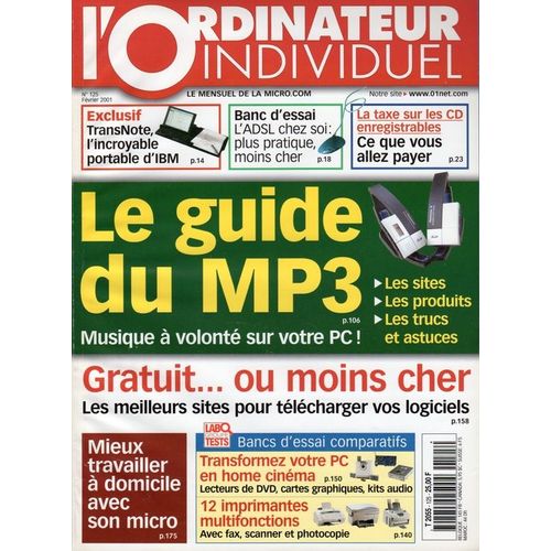 L'ordinateur Individuel N° 125 - Le Guide Du Mp3
