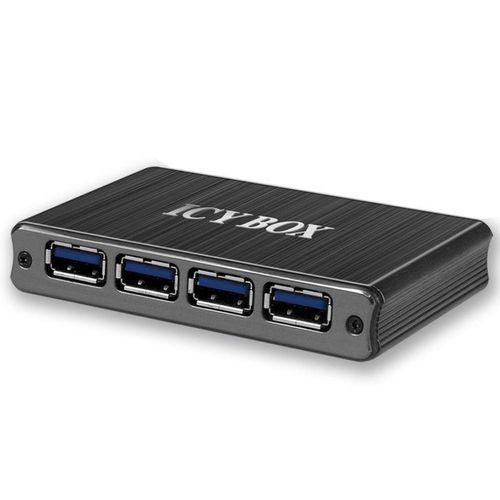 ICY BOX IB-AC610 - Concentrateur (hub) - 4 x SuperSpeed USB 3.0 - de bureau