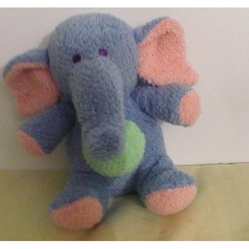 Peluche Éléphant Bleu Jemini 14 Cm