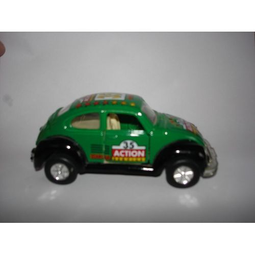 Voiture À Friction Verte Volkswagen Publicitaire - 1/36, Coccinelle Verte
