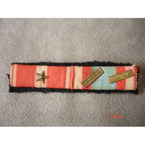 Barrette De Décorations Algerie Tunisie