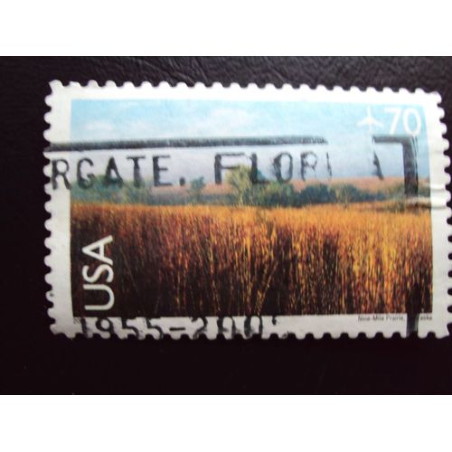 Etats-Unis...70 U.S.A. Nine-Mile Prairie..Nebraska. Air Mail Oblitéré Florida.
