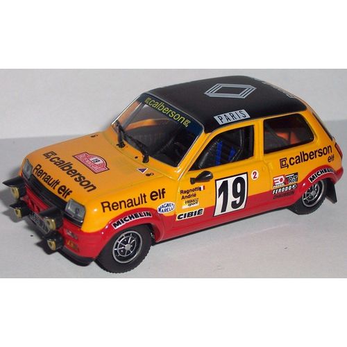 Renault 5 Alpine Turbo Rallye De Monte Carlo De 1978 - 1/43-Ixo