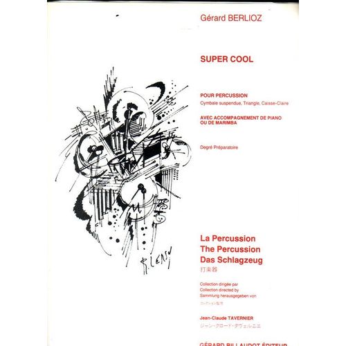 Berlioz - Super Cool Pour Percussion Et Piano Ou Marimba