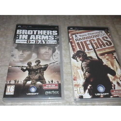 Pack Action : Brothers In Arms + Rainbow Six Vegas Psp