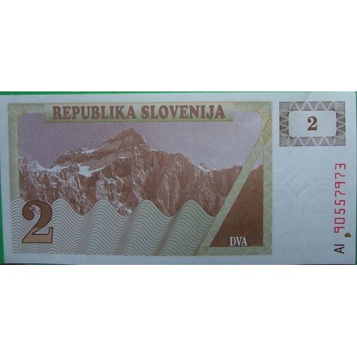 Slovénie Billet 2tolar Neuf