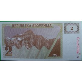 Slovénie Billet 2tolar Neuf