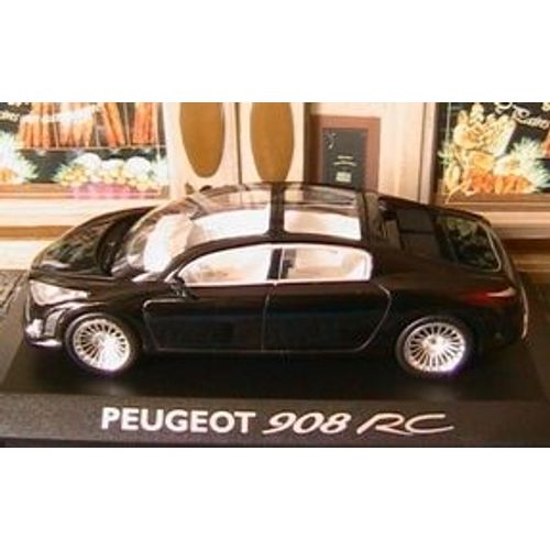 Peugeot 908 Rc Concept Car Norev 1/43 Noire Black New-Norev