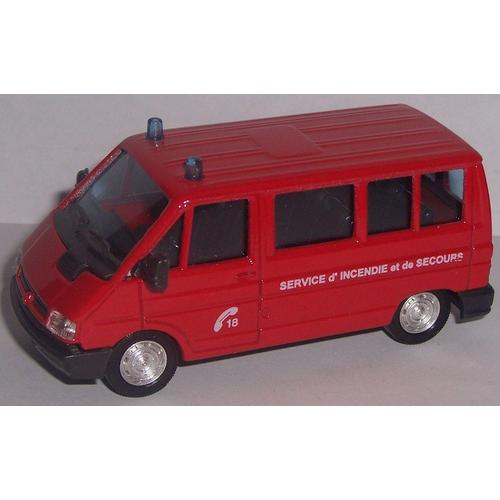 Renault Trafic Bus Pompier - 1/43, N° 2141-Solido