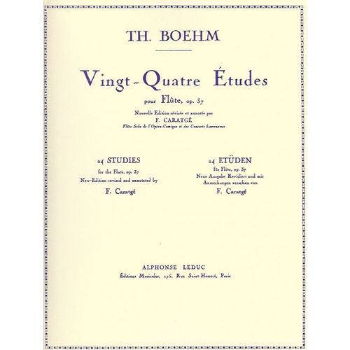 24 Etudes Op.37 Flûte