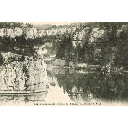 Carte Postale Ancienne, France, Doubs ( 25 ), Intérieur Des Bassins Du Doubs