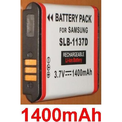 Batterie Pour SAMSUNG SLB-1137D 1137D SLB1137D NV11 **1400mAh**