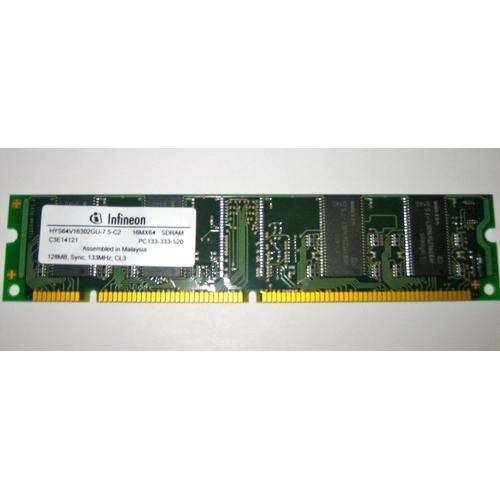 Infineon - Mémoire - 128 Mo - SDRAM - DIMM 168 broches - PC133 - CL3