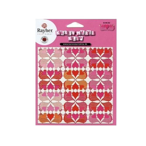Rayher - Papier Decoupe Laser - Oiseau Love Bird