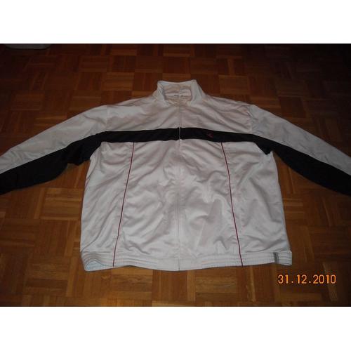 Veste De Survetement Domyos Blanche Noire Rouge Taille Xxl