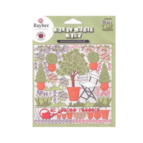Rayher - Papier Decoupe Laser - Jardin