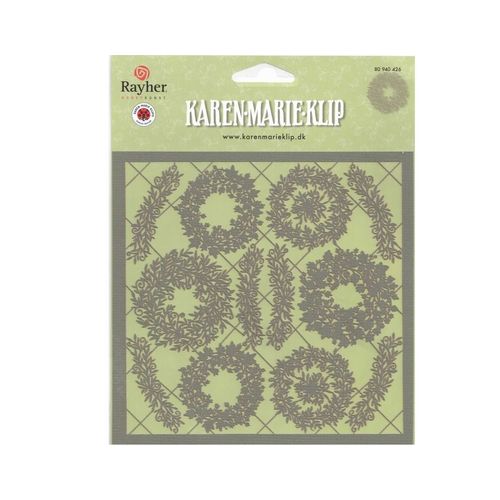 Rayher - Papier Decoupe Laser - Couronne Vegetal