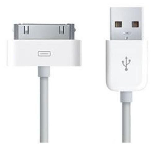 Câble USB DATA chargeur compatible Apple iPhone 3GS, 3G, 4, iPod Touch