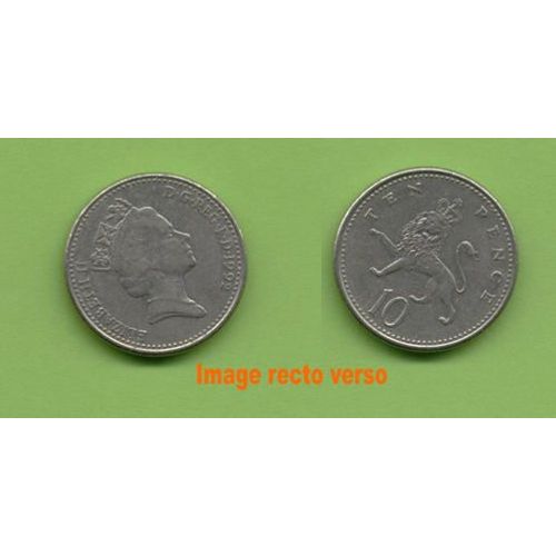 Pièce De Monnaie Coin Moeda Ten Pence 1992 Grande Bretagne Royaume Uni