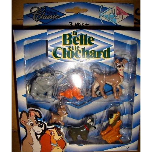 Coffret Figurines Disney La Belle Et Le Clochard