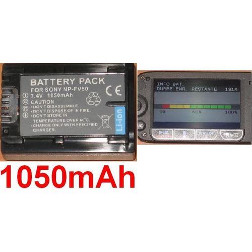 Batterie pour SONY HDR-CX150
