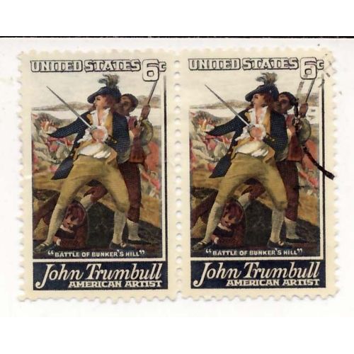 Timbre, John Trumbull, American Artist, 6 Cents