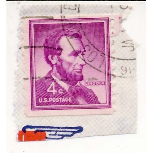 Timbre, Abraham Lincoln, 4 Cents