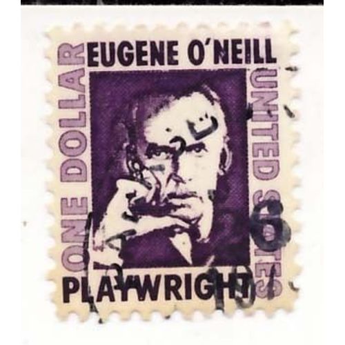 Timbre U S A Eugène O'neill, 1$ Oblitéré